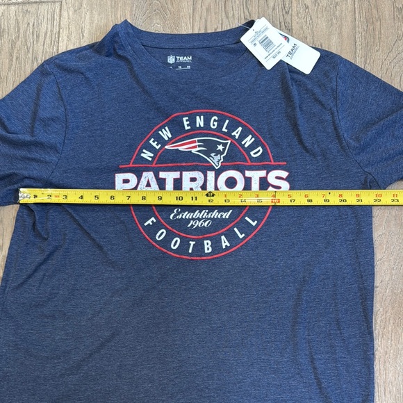 NWT NFL Patriots Navy Blue Short Sleeve Tee Size XL - Picture 7 of 11
